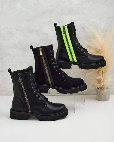 Royalfashion Bottes fourrées hautes Uvilla pour femme