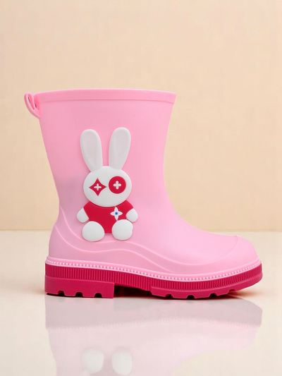 Royalfashion Bottes de pluie pour enfants avec lapin Bunny Splash