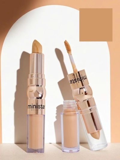 Stick highlighter et correcteur liquide pour le visage 2-en-1 Biscuit Doré