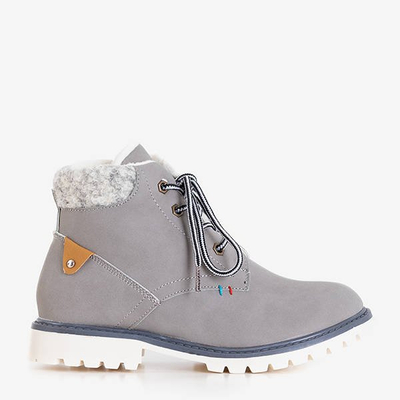 Bottes isolantes Tiptop gris pour garçon - Chaussures