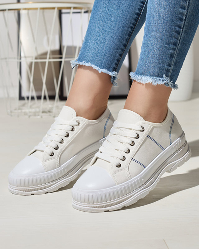 OUTLET Chaussures de sport pour femmes blanches Baskets Holpac- Footwear