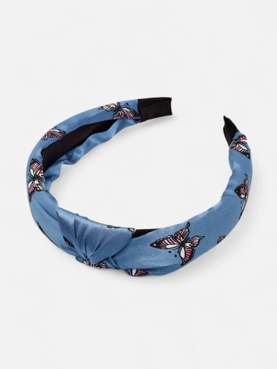 Royalfashion Bandeau à cheveux à carreaux avec papillons Butterfly Weave