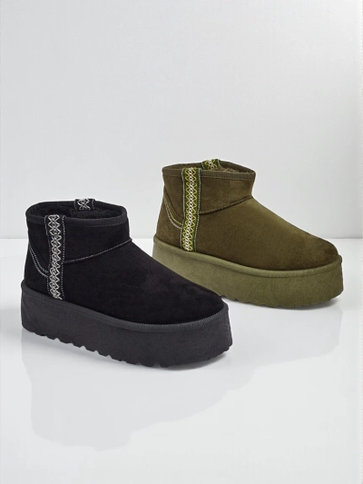 Bottes courtes de style bottes de neige pour femmes Althea