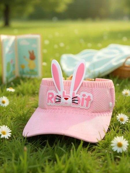 Royalfashion Visière pour enfants avec oreilles de lapin