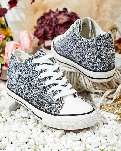 Royalfashion Baskets pour femme à talon recouvert Finia