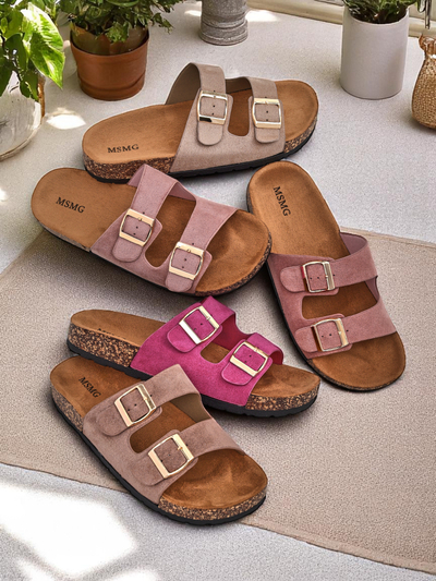 Sandales pour femmes Royalfashion avec boucles Foumy