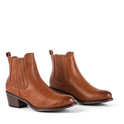 Boots marron Westernias low post - Footwear