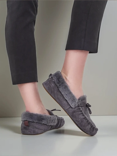 Mocassins pour femmes Royalfashion avec fourrure Ahtikes