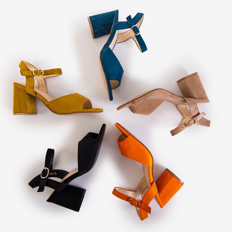 OUTLET Sandales bleu marine sur le poteau Elga - Footwear