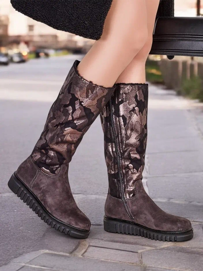 Bottes Molis pour femmes à hauteur de genou Royalfashion
