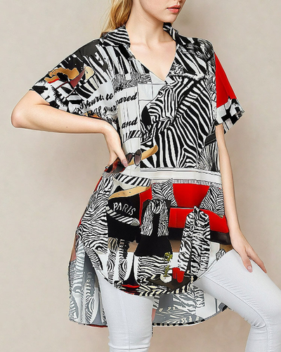 Royalfashion Tunique à motifs pour femme