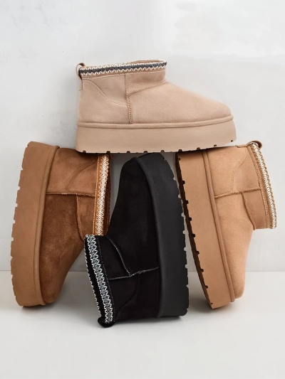 Royalfashion Bottes courtes pour femmes a'la bottes de neige Xoalla