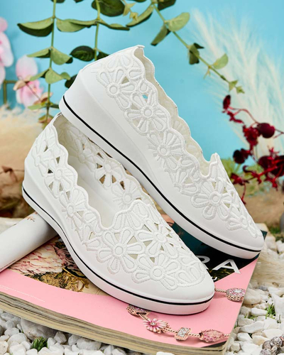 Royalfashion Demi-pointes à talon bas pour femme Dellio