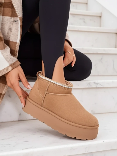Royalfashion Bottes courtes pour femmes a'la bottes de neige Xoalla