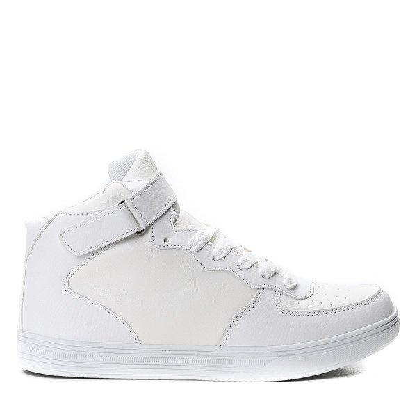 Białe sportowe sneakersy - Obuwie