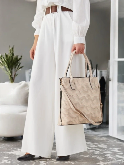 Sac à main laqué pour femmes Royalfashion avec embossage