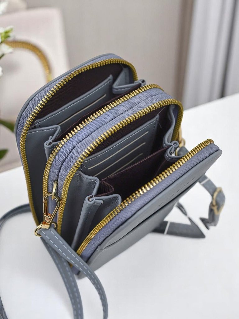 Royalfashion Sac à main porte-monnaie multifonctionnel à bandoulière MiniMaks