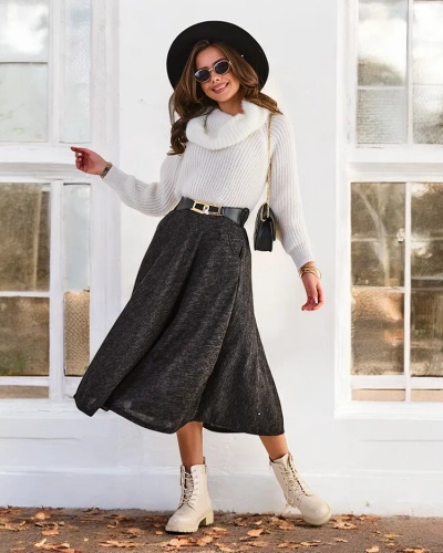 Jupe midi pour femmes de Royalfashion