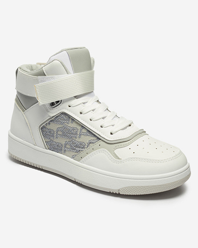 Baskets montantes Xosa blanches pour femmes - Chaussures