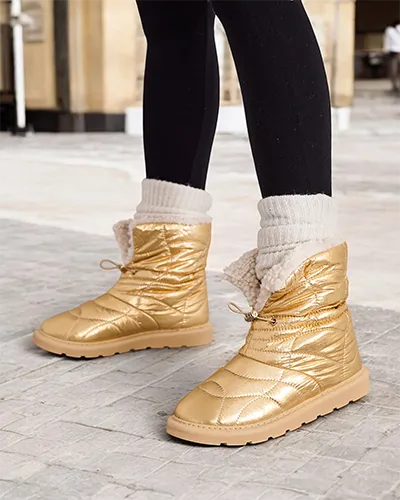 Royalfashion Bottines de neige pour femmes à la manière des bottes de neige Oferita