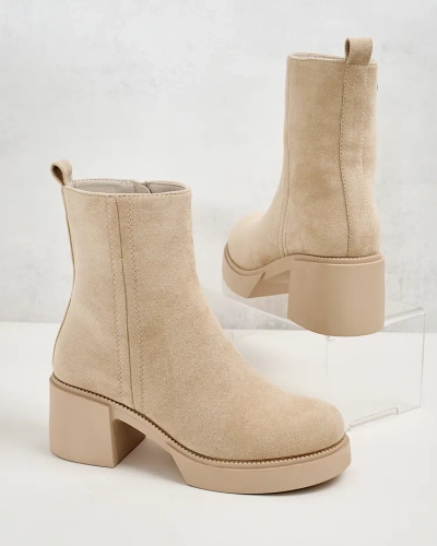 Royalfashion Bottes à talon aiguille Tratta pour femme