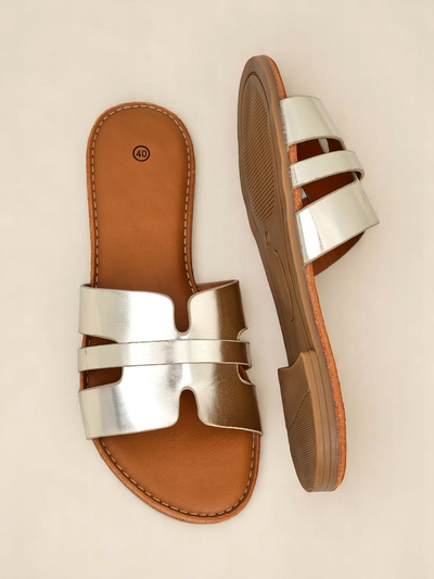 Royalfashion Sandales plates pour femmes Livia Soft