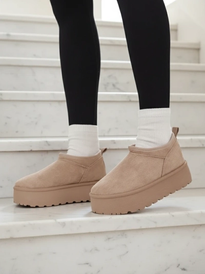 Royalfashion Bottes courtes pour femmes a'la bottes de neige Ozozi