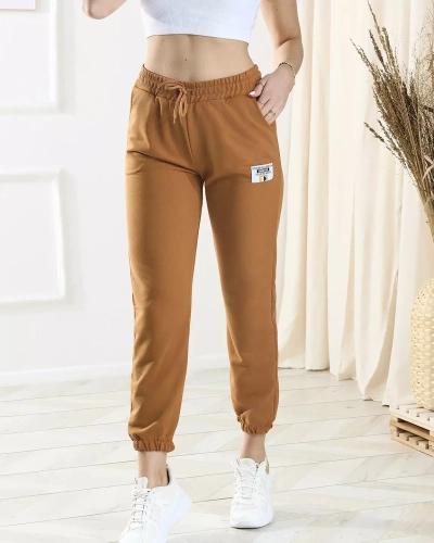 Pantalon de survêtement marron pour femme - Vêtements