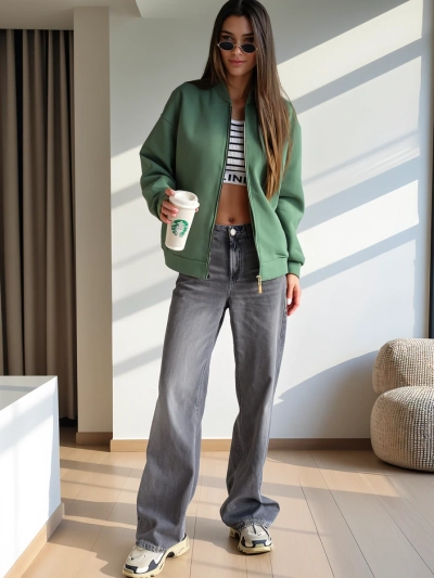 Veste bomber zippée Royalfashion