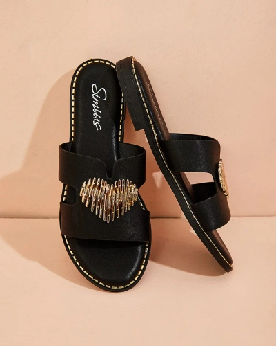 Royalfashion Tongs à semelle plate Olis pour femme