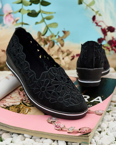 Royalfashion Demi-pointes à talon bas pour femme Dellio