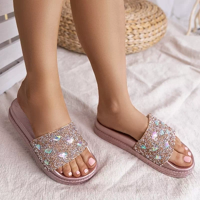 OUTLET Sandales compensées femme or rose Sailor - Chaussures