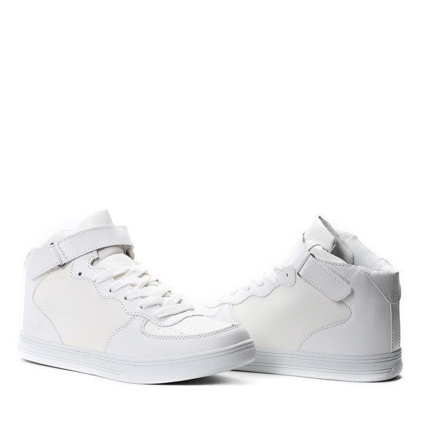 Białe sportowe sneakersy - Obuwie