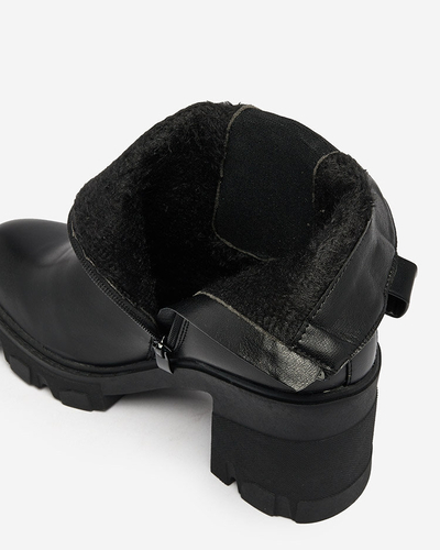 Royalfashion Bottes noires à talon aiguille Atherta pour femme