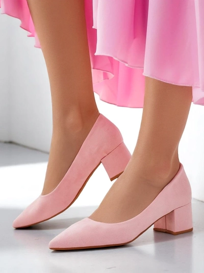 Royalfashion Chaussures à talons bas pour femmes Agas