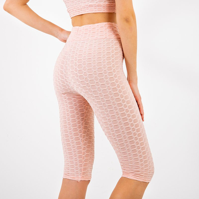 Short cycliste femme rose clair - Vêtements