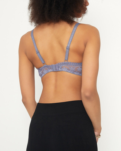 Soutien-gorge femme violet avec dentelle - Sous-vêtements