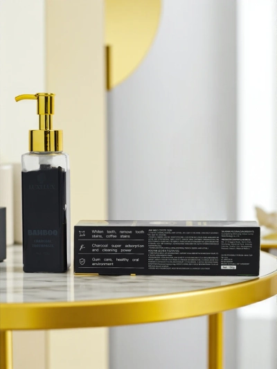 LUXELUX Dentifrice blanchissant à la taurine et au charbon actif