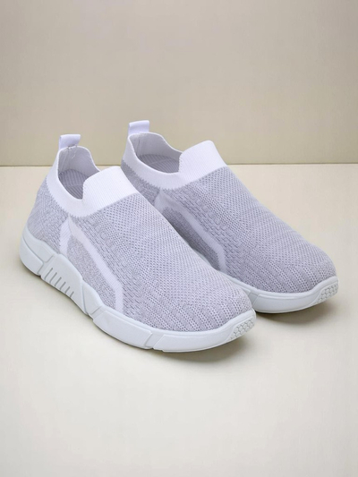 Royalfashion Chaussures de sport en tissu pour femme à enfiler Vena