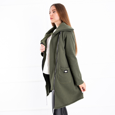 Veste oversize femme kaki - Vêtements