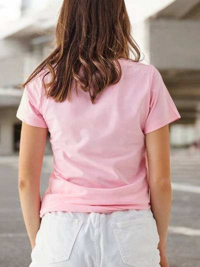 Royalfashion T-shirt en coton pour femmes Bunny Say Be Real