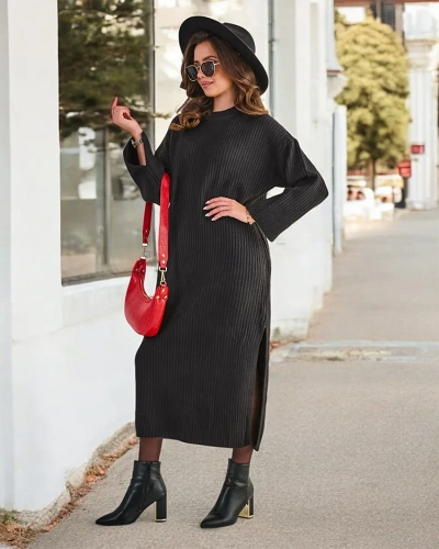 Robe pull longue pour femmes de Royalfashion