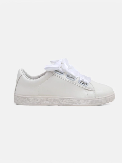 Baskets en éco-cuir pour femmes Royalfashion avec lacets décoratifs Etti