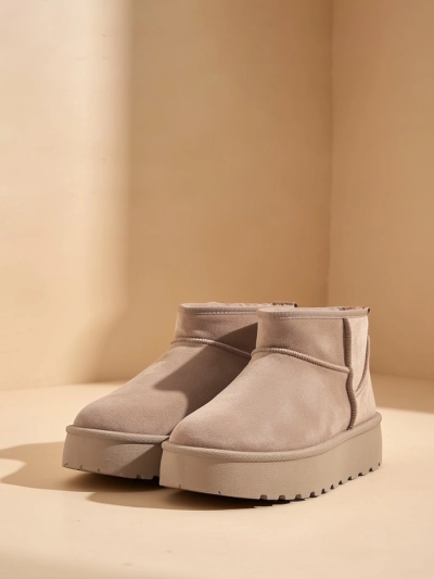 Royalfashion Bottes de neige a'la plateforme pour femmes Dagodo