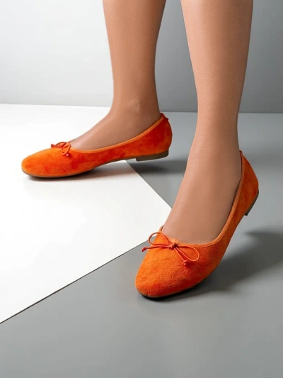 Royalfashion Ballerines pour femmes avec un nœud Zaame