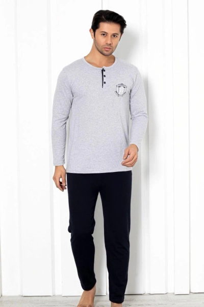 Pyjamas en coton pour hommes Royalfashion