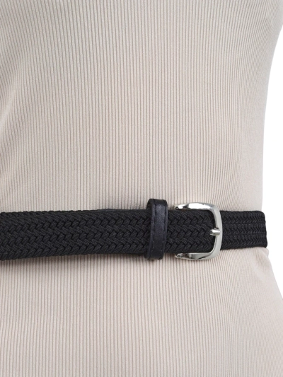Ceinture tressée en caoutchouc pour femmes