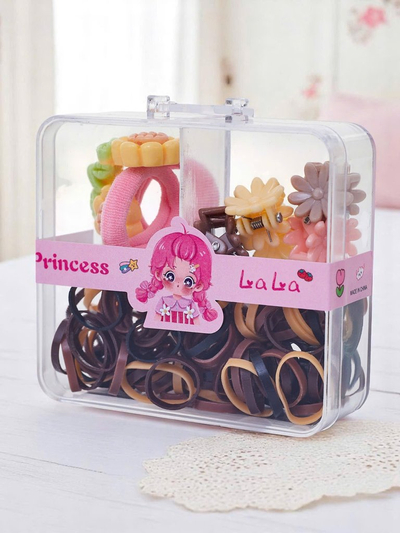 Royalfashion Lot de barrettes et d’élastiques pour enfants MiniJoy