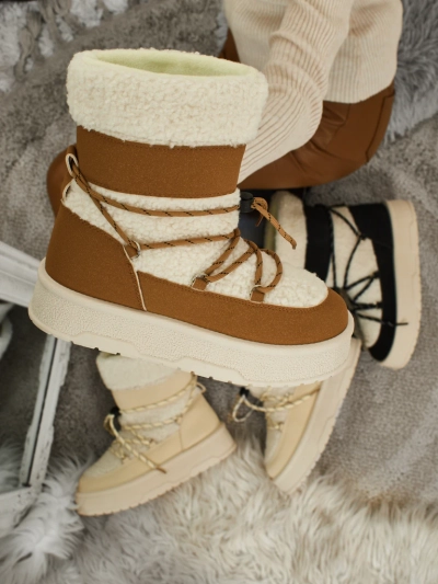 Bottes imitation bottes de neige pour femmes Quill Haven