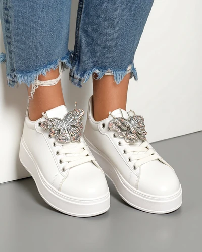 Baskets de plateforme Royalfashion pour femmes avec Obellay en papillon